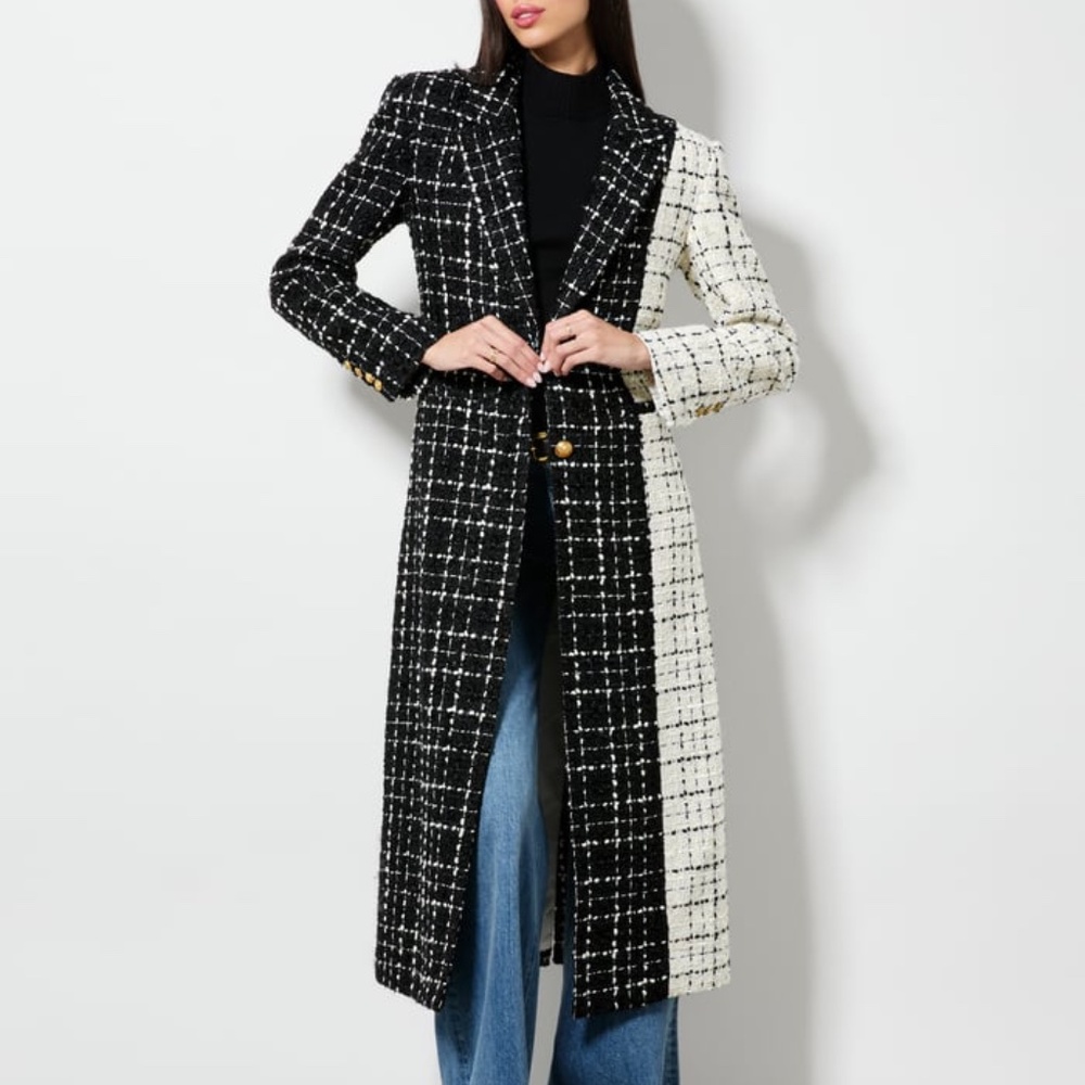 NWT Alice + Olivia tweed coat